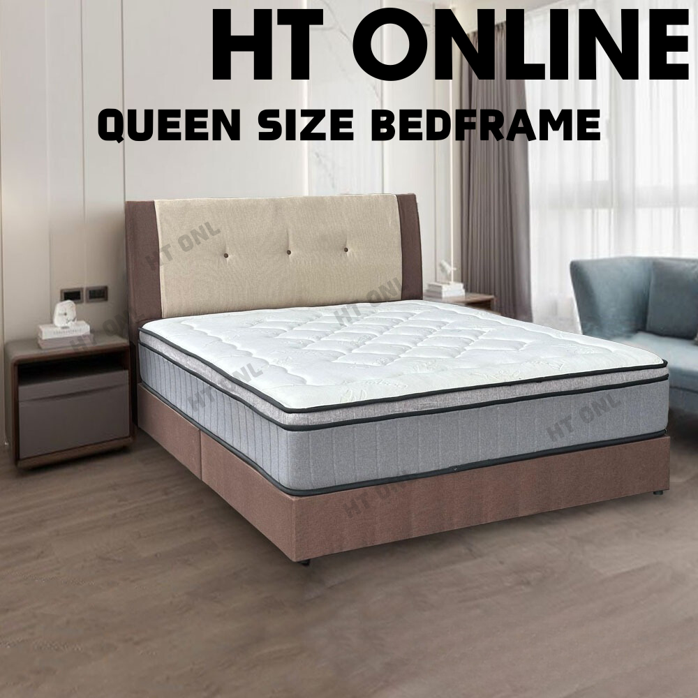[HT ONLINE] Katil Murah / Queen Bed Frame / Divan Bedding Furniture /Katil Queen / Headboard & Divan
