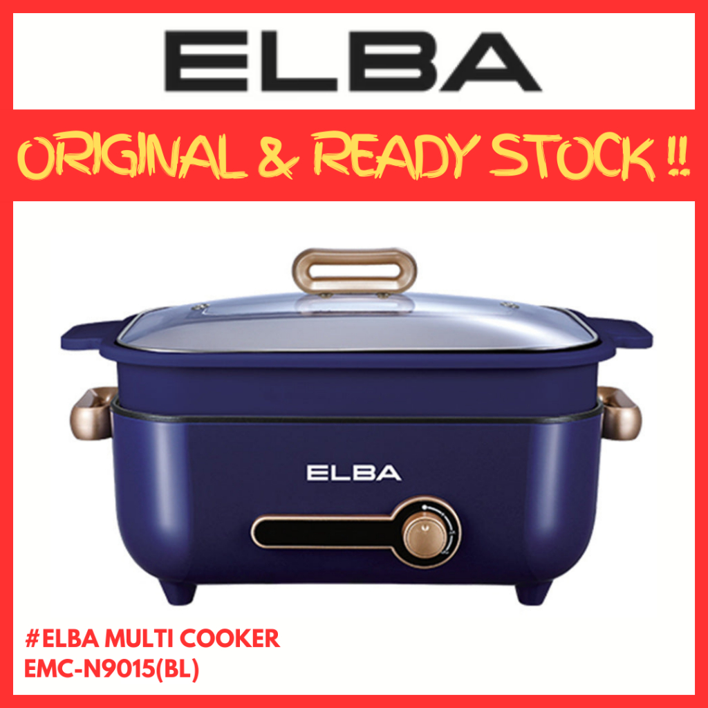 ELBA Multi Cooker EMC-N9015(BL) - Steam & Grill 9.0L 1500W, 电多功能锅, Multi Cooker ELEKTRIK