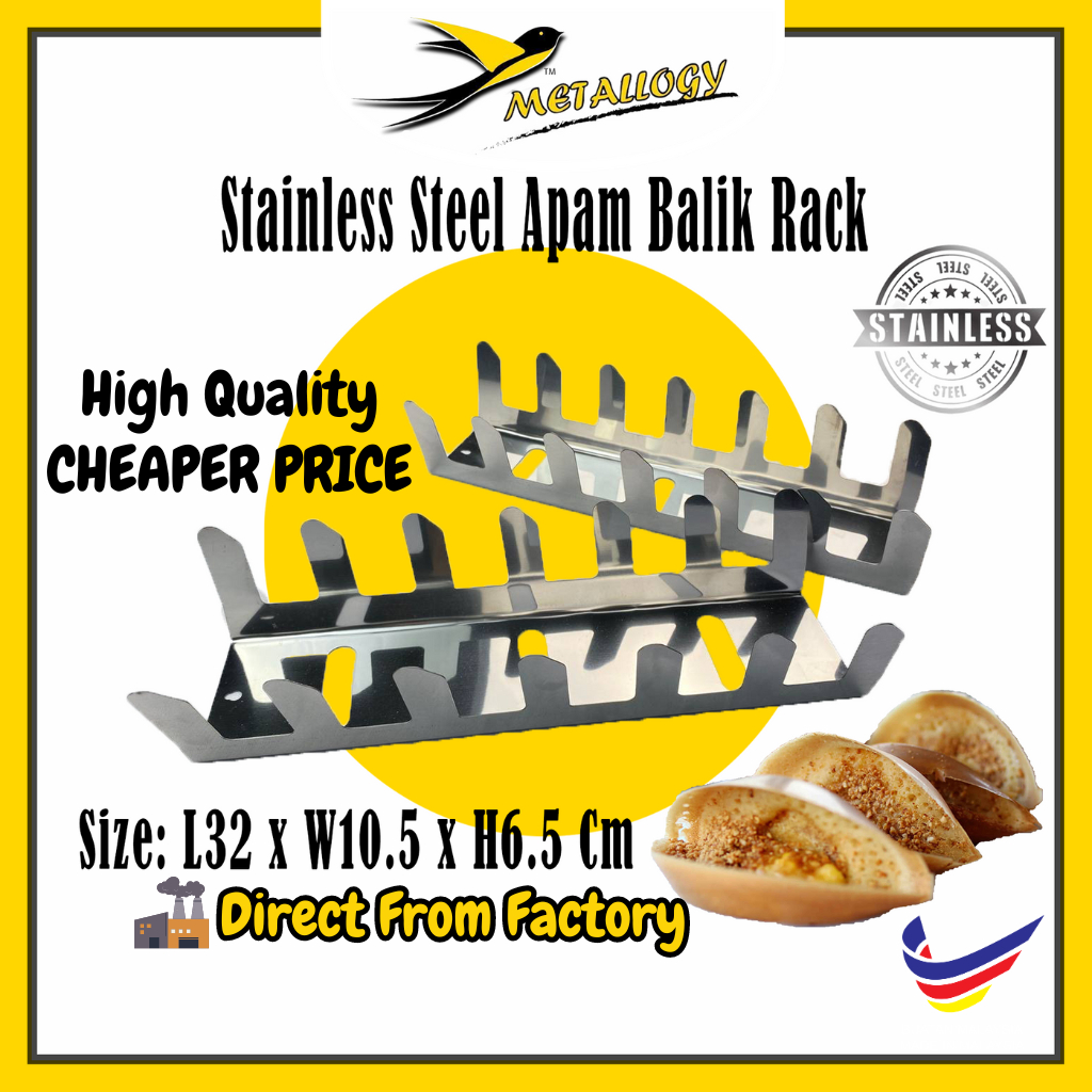 (NEW) Stainless Steel Rack Apam Balik/ Multipurpose Rack/ Stainless Steel Rak Apam Balik/ Taco Stand/Rak Pinggan Mangkuk