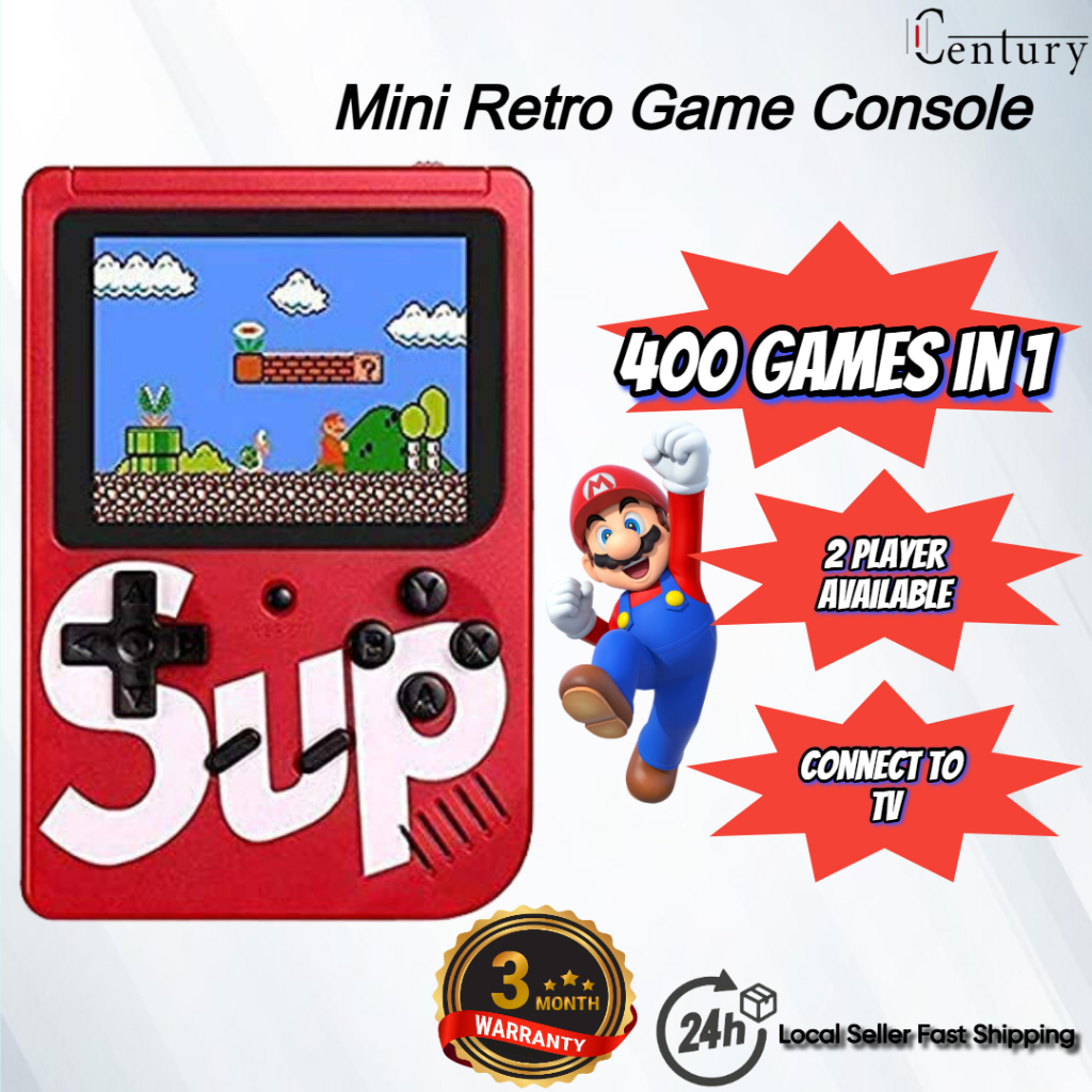 Retro Mini Game Console Gameboy 400 In 1 Portable Sup Game Box Emulator Classic Game Console Gameboy Permainan 游戏机