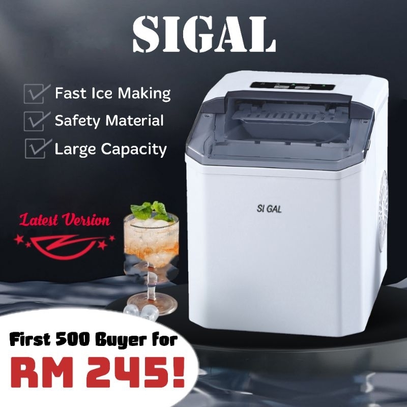 Ice Maker Machine Mesin Ais Batu Ice Cube Maker Making Ais Ice Making Machine Portable 制冰机 Pembuat ais batu