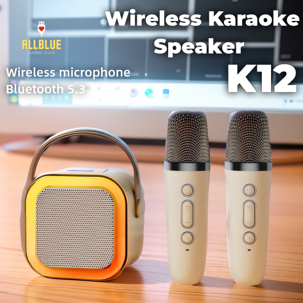 Wireless Karaoke Mini Portable Speaker Bluetooth with Mic Home Party Outdoor Camping Entertainment Karaoke Speaker 藍牙音箱