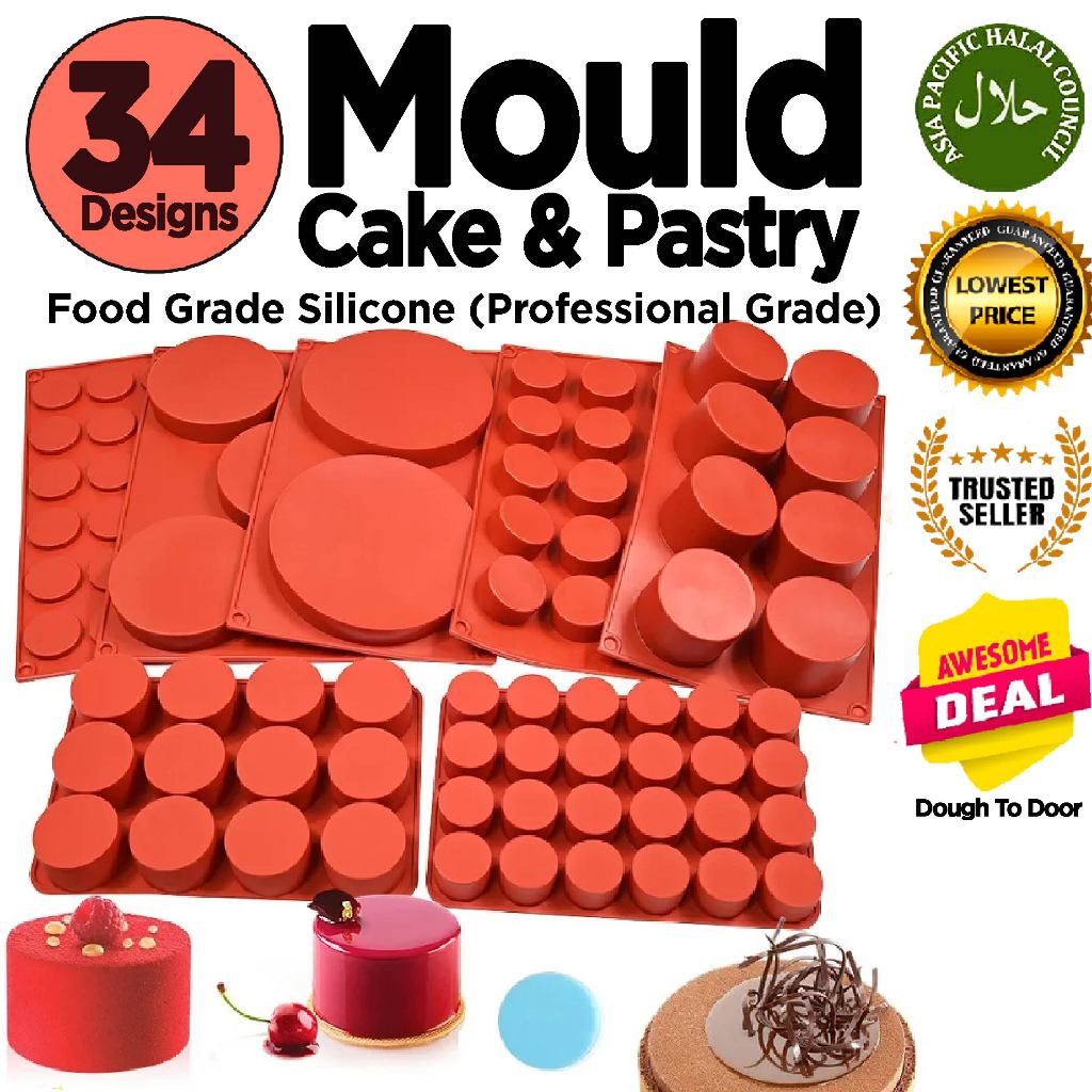 Silicone 6cavity /8cavity /18cavity Silicon Donut mould / Acuan Donat/Hari raya Donut Mould/Hari raya mould/硅胶甜甜圈模具