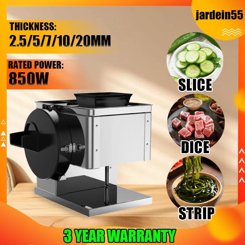 3 year warranty🔥meat slicer/mesin potong dadu/slicer cutter/pemotong sayur/切肉机 切菜神器