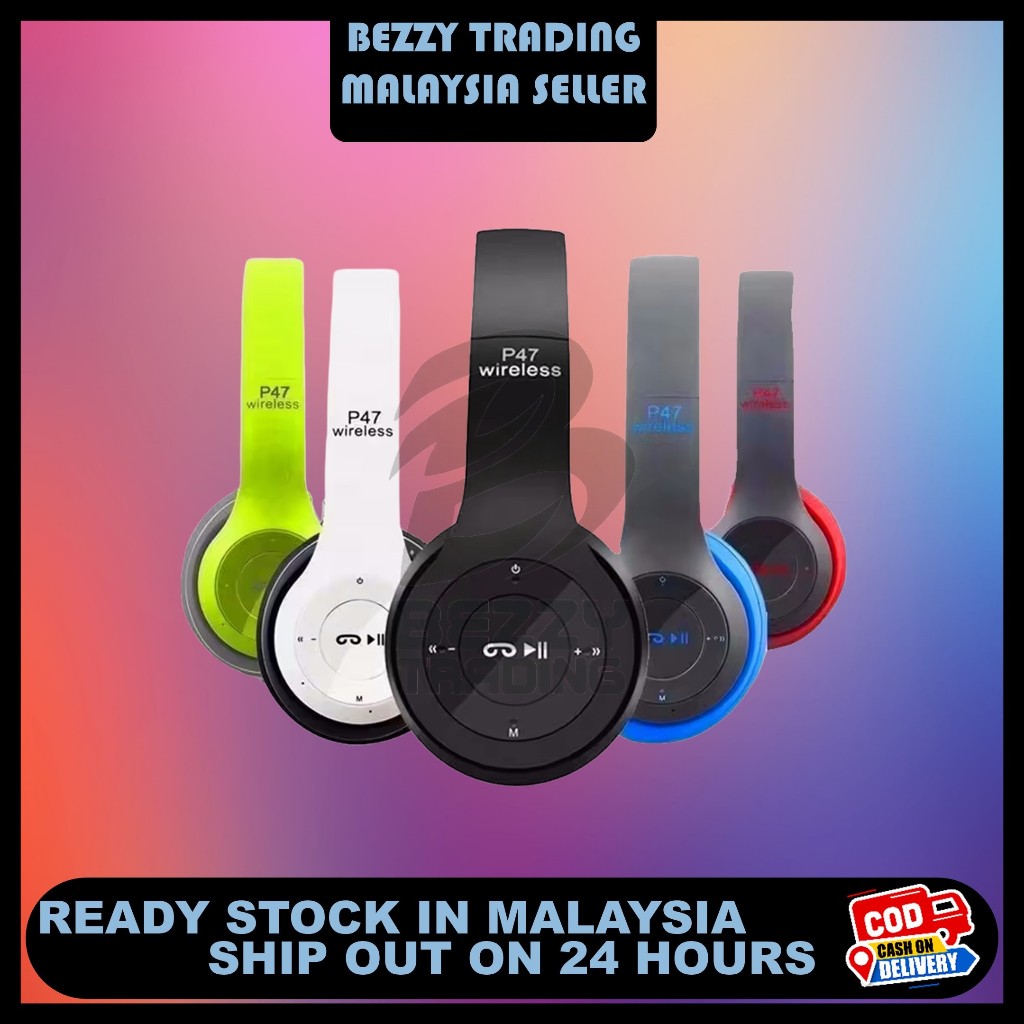 P47 Bluetooth Headset Wireless Headphone with Mic Microphone Gaming PUBG Edifier Windows Laptop