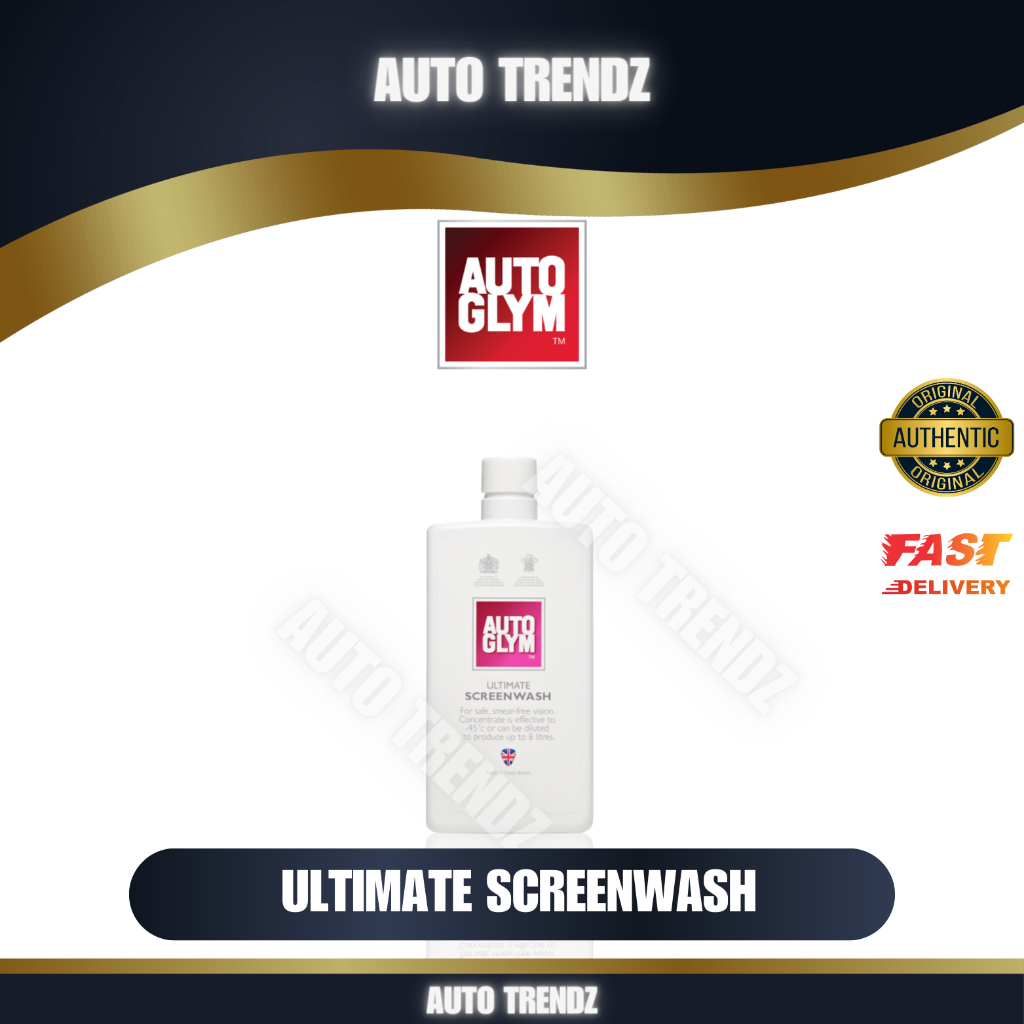 (CLEARANCE)AUTOGLYM Ultimate Screenwash - Clear Screen Any Weather Conditions - 500ml | Auto Trendz