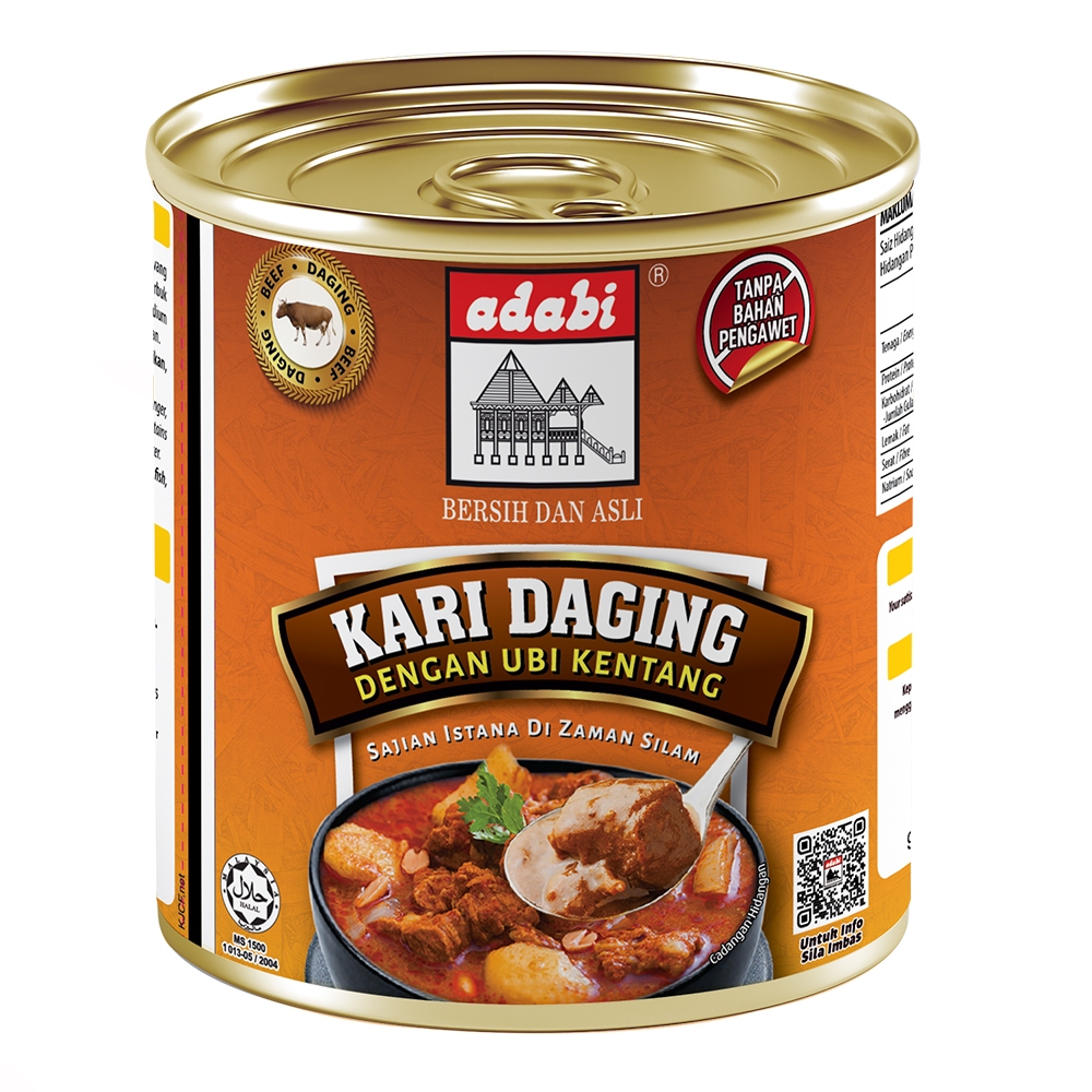 Adabi Kari Daging 280g