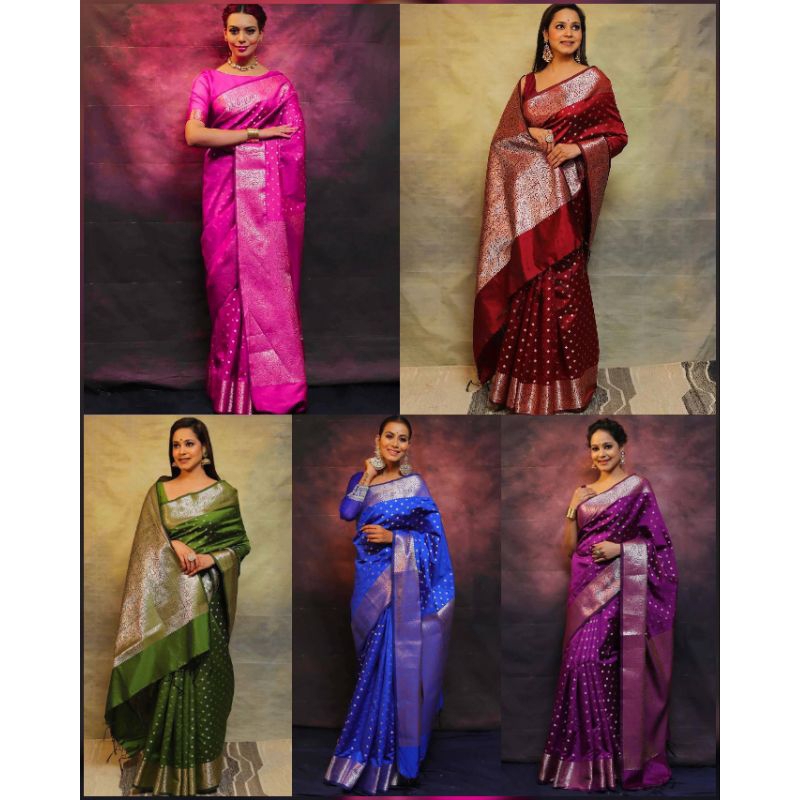 2024 JULY SILK SAREE | KAIN SARI INDIA DESIGN BARU| KAIN SARI INDIA MURAH DAN CANTIK