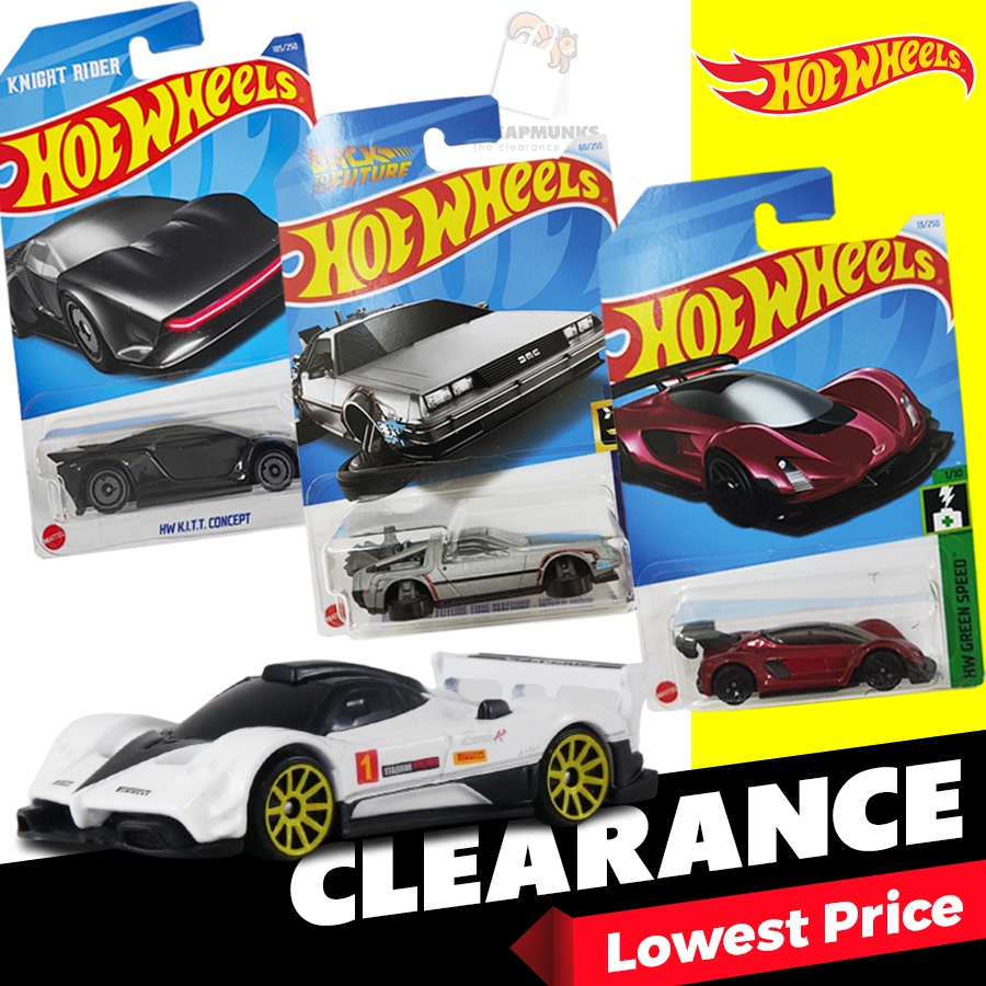 Original Mattel HOT WHEELS Murah Basic Cars 1:64 Diecast Racing Car Toy Collectibles Pagani Kia Time Machine Barbie