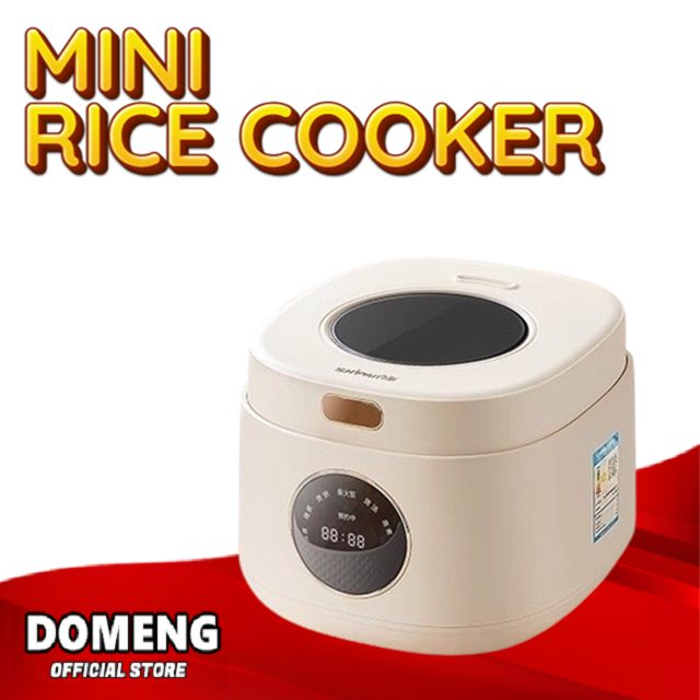 DOMENG  3L Low Sugar Rice Cooker Multifunctional Mini Rice Cooker【有效降糖 70%】3L 低糖电饭煲 电煮锅 迷你电饭煲 多功能电饭煲