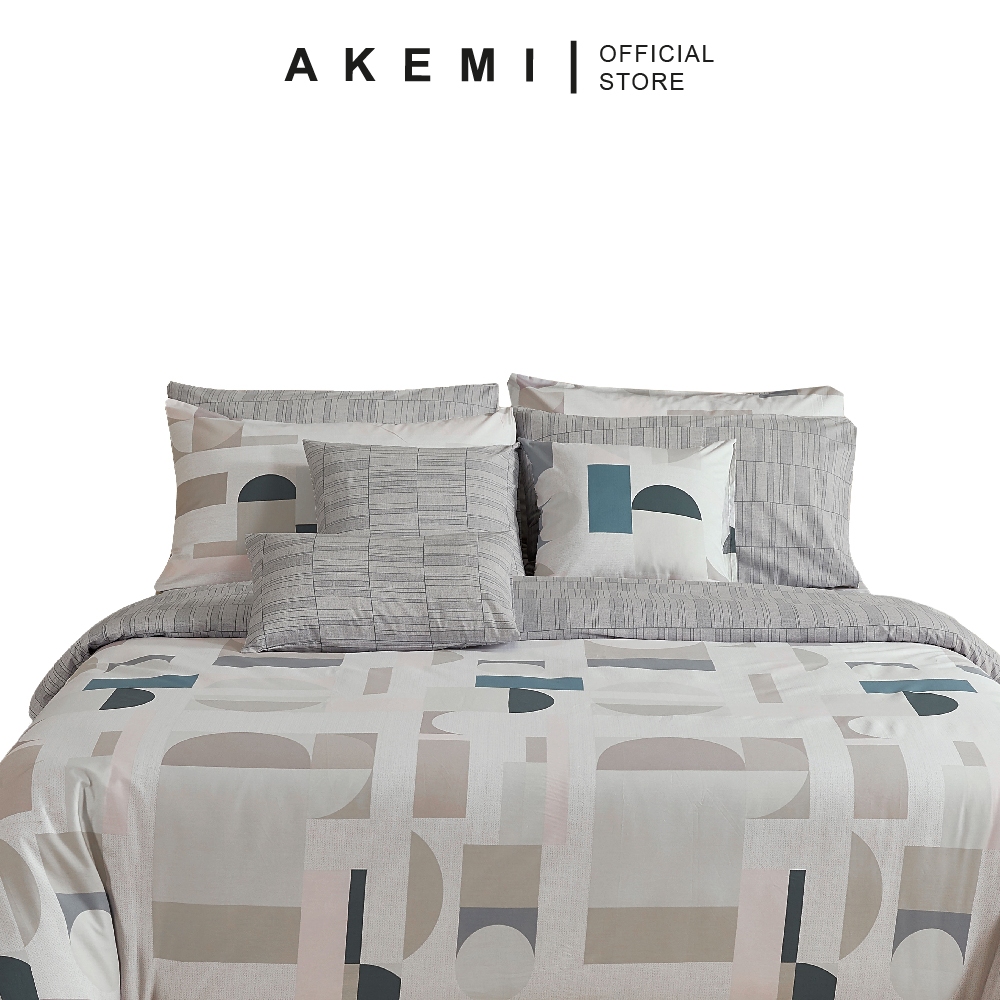 AKEMI Cotton Select Adore Quilt Cover Set - Super Single/Queen/King