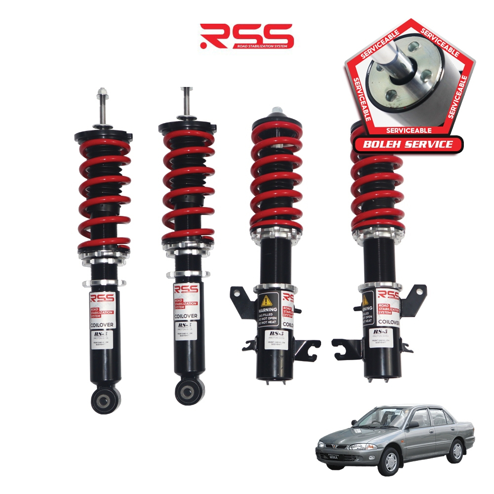 RSS RS-5 Road Stabilization System Adjustable Suspension Proton Wira Persona Waja  (Boleh Service)
