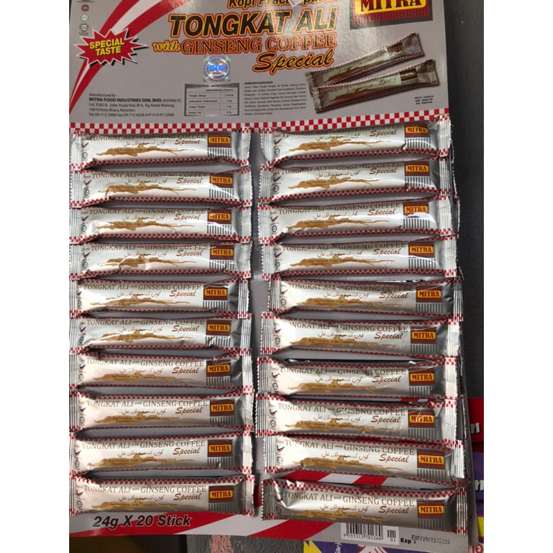 Tongkat Ali with Ginseng Coffee Special