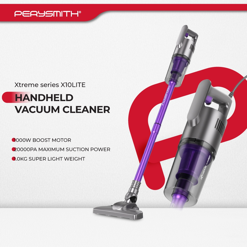 PerySmith Handheld Vacuum Cleaner Xtreme Series X10 Lite (1000W)