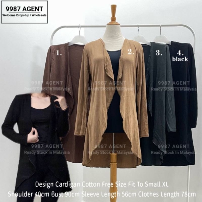 Wavy Cardigan Longcardigan Cardigan Woman Design Cardigan Cotton Cardigan Baju Kardigan Muslimah Longsleeve Cardigan