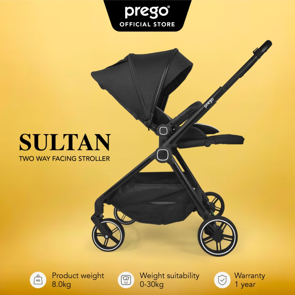 Prego Sultan Two Way Facing Baby Stroller (0-30kg)