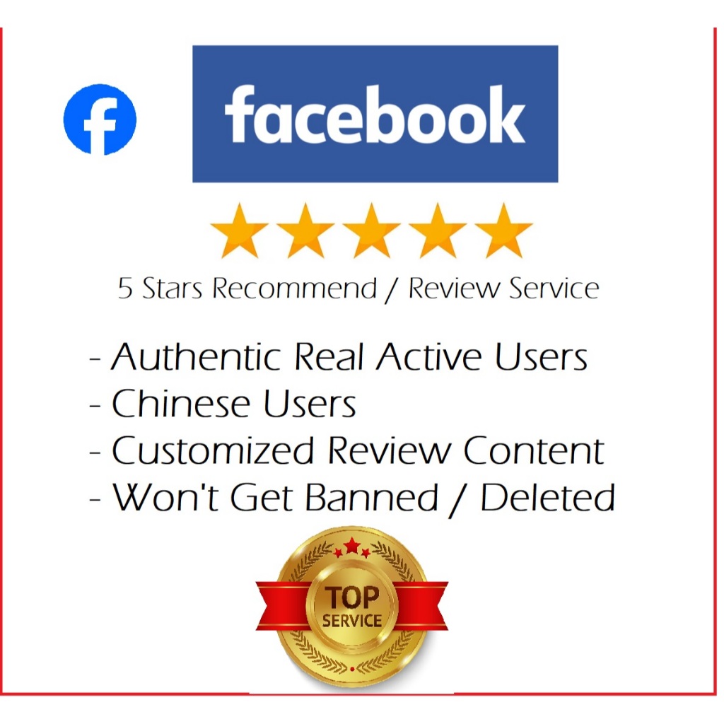 [AUTHENTIC REAL USER] FB Facebook Review Service Meta Recommend 5 Star with Comment Content Review Content Baking