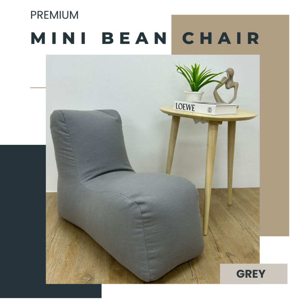 New Arrival **COZY NEST Premium Mini Kid's Bean Chair/Cute new bean bag style chair-White/Grey/Beige