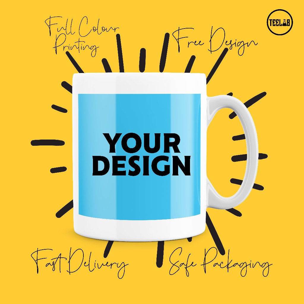 [CUSTOM MADE] WHITE MUG SUBLIMATION PRINTING / CORPORATE GIFT MUG / PERSONALISED MUG / GIFT MUG