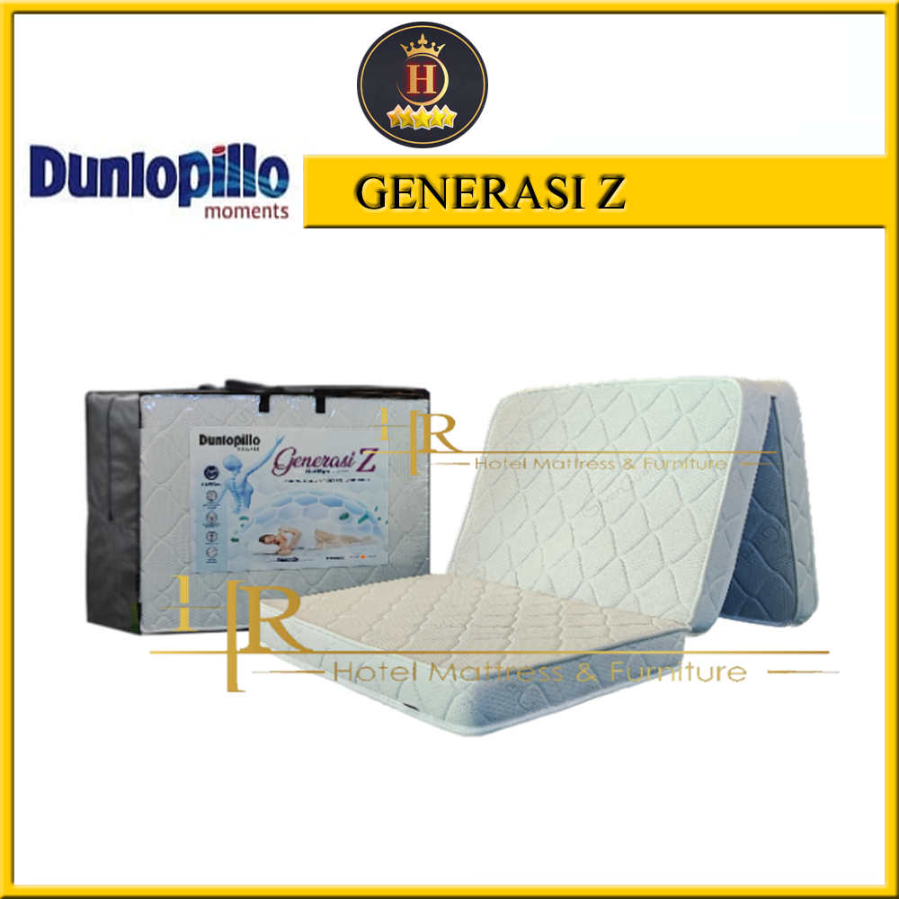 Dunlopillo Klasik Generasi Z Single Foldable 4” HR Home Delivery Malaysia