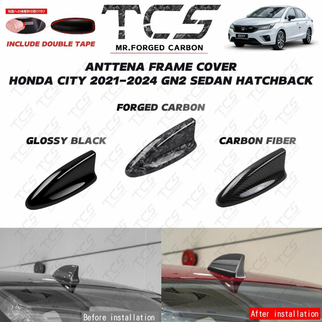 TCS HONDA CITY 2021-2024 GN2 SEDAN HATCHBACK CAR ANTTENA COVER FRAME GARNISH INTERIOR ACCESSORIES