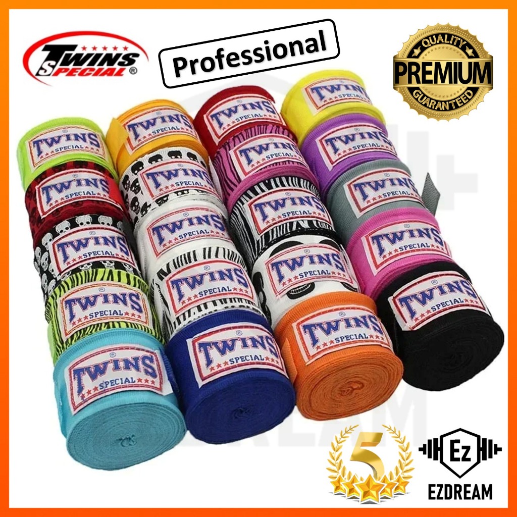 2025 NEW Twins Muay Thai Bandages Wrapped Boxing Protective Gear Hand Guards Straps 5M 3M Elastic Handwrap