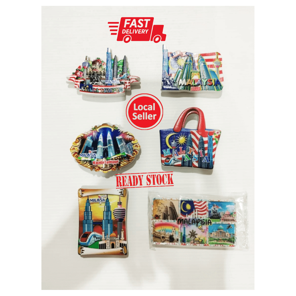 Malaysia KLCC Colorful Resin Magnet