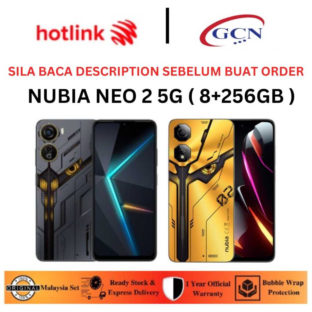 NUBIA NEO 2 5G ( 8+256GB ) HOTLINK POSTPAID