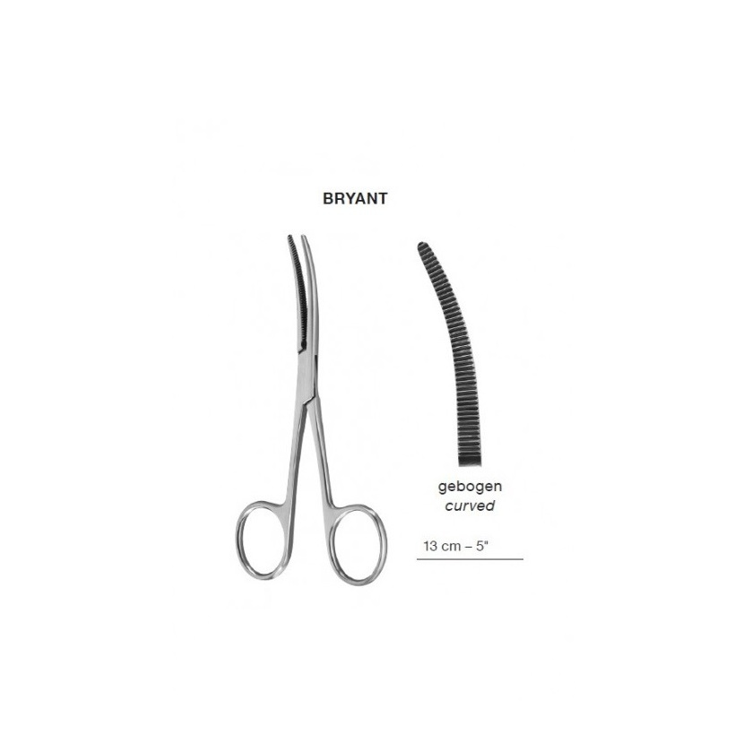 Bryant Forceps Curved 13cm / 5" Surgical Medical Use Instruments