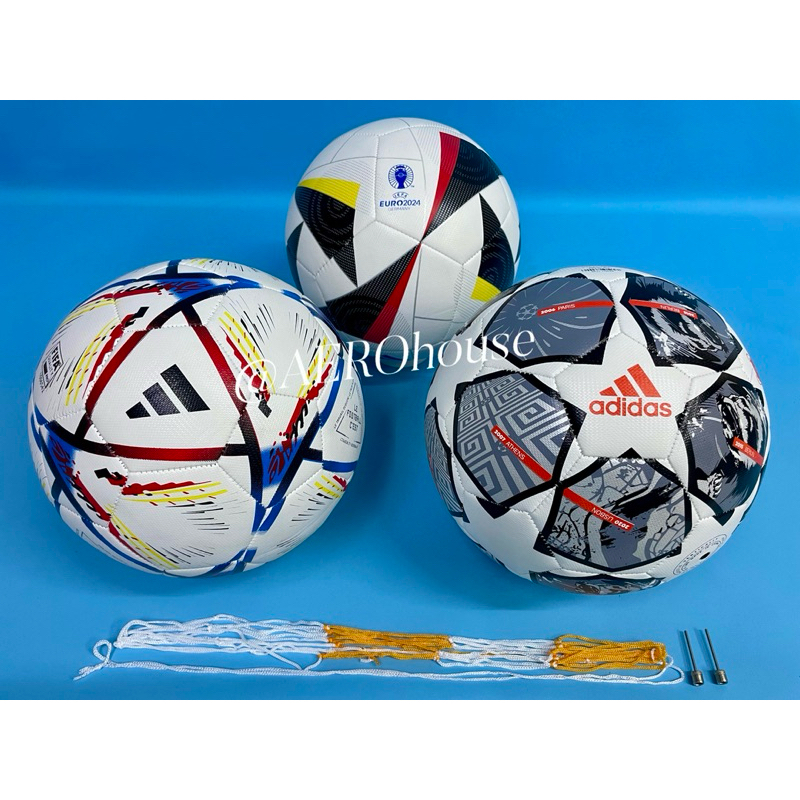 Bola Sepak Saiz 5 PU Leather Football Euro World Cup (Tahan Quality)