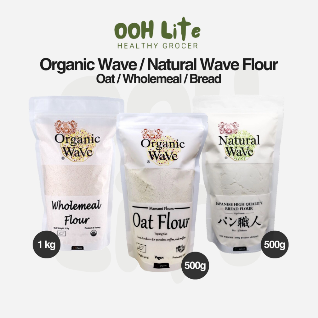 Organic Wave / Natural Wave Flour (Oat flour/Wholemeal flour/Japanese Bread flour)