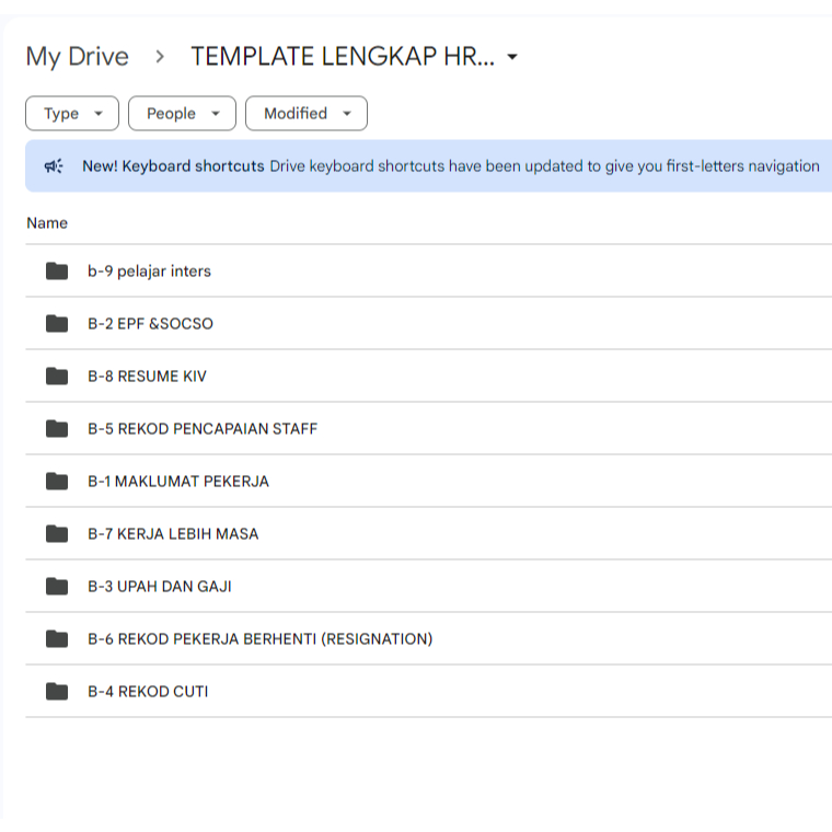 Template HR Lengkap 60+ Siap Edit | BM | Surat Tawaran Kerja, Borang Pekerja, Slip Gaji, Rekod Cuti, Payroll, OT dll.
