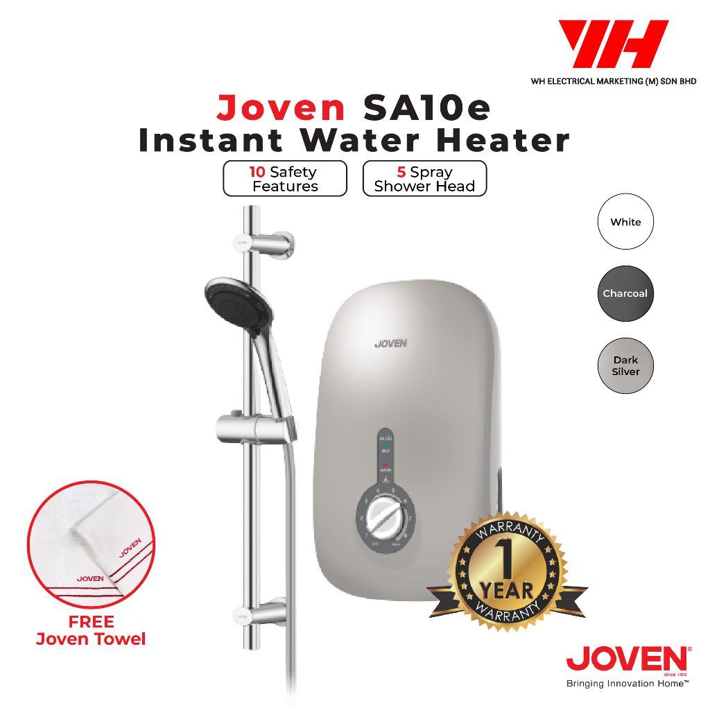 [FREE GIFT] Joven Water Heater "SA10e" /Instant Water Heater shower / Pemanas Air