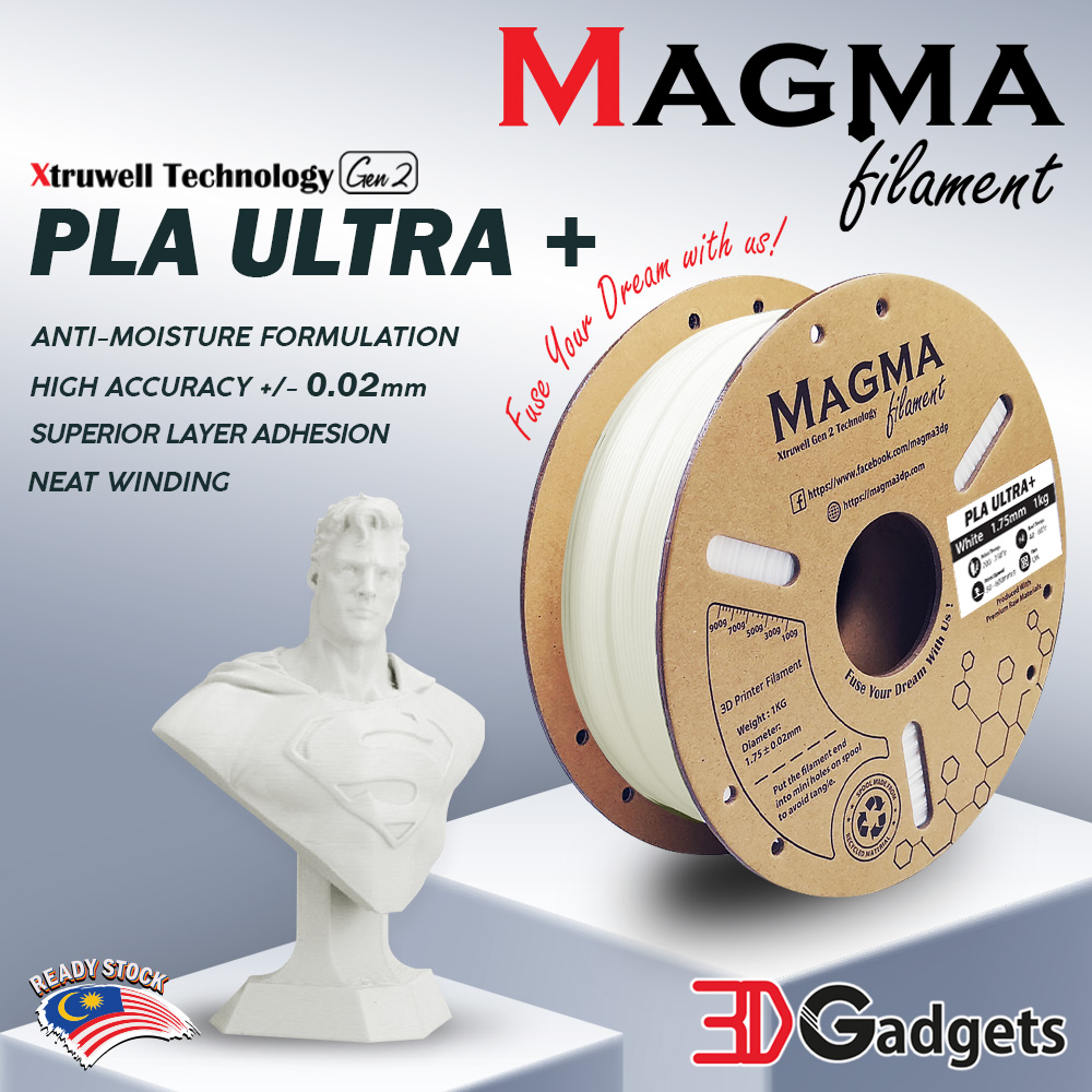 Magma PLA ULTRA+ Filament 1.75mm 1KG for FDM 3D Printer Bambu Lab Creality Ender 3 CR10 Two Trees Prusa