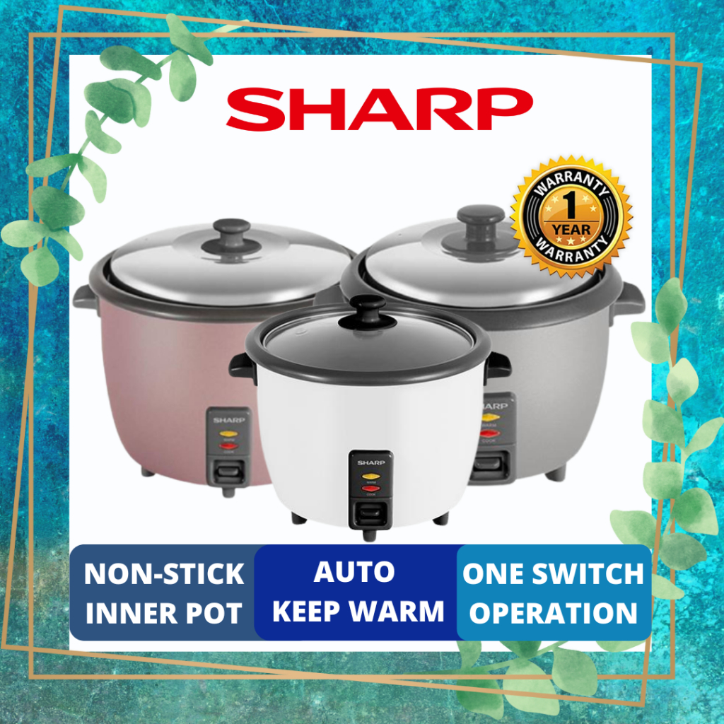 【POST OUT WITHIN 24 HOURS !!!】SHARP NON STICK RICE COOKER Periuk Nasi Elektrik 电饭锅( 1L / 1.8L / 2.2L / 2.8L )