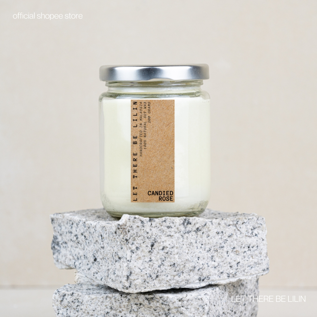 [CLEARANCE] Let There Be Lilin 200g Handcrafted Soy Wax Scented Candle
