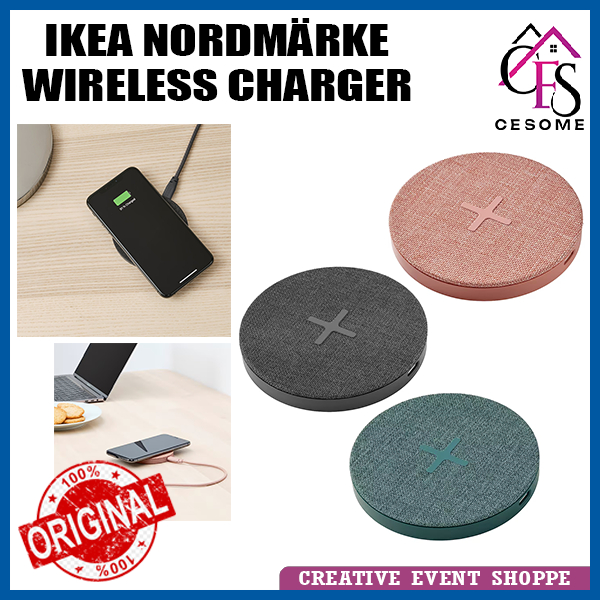 IKEA Original ikea NORDMARKE NORDMÄRKE Wireless Charger Charging Pad Dock Type C Smartphone Wireless Charging