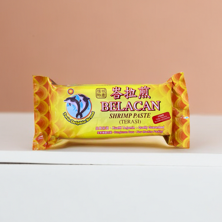 500g Twin Dolphin Brand Belacan Penang  槟城北霹雳古楼特产 峇拉煎 Shrimp Paste (Terasi)