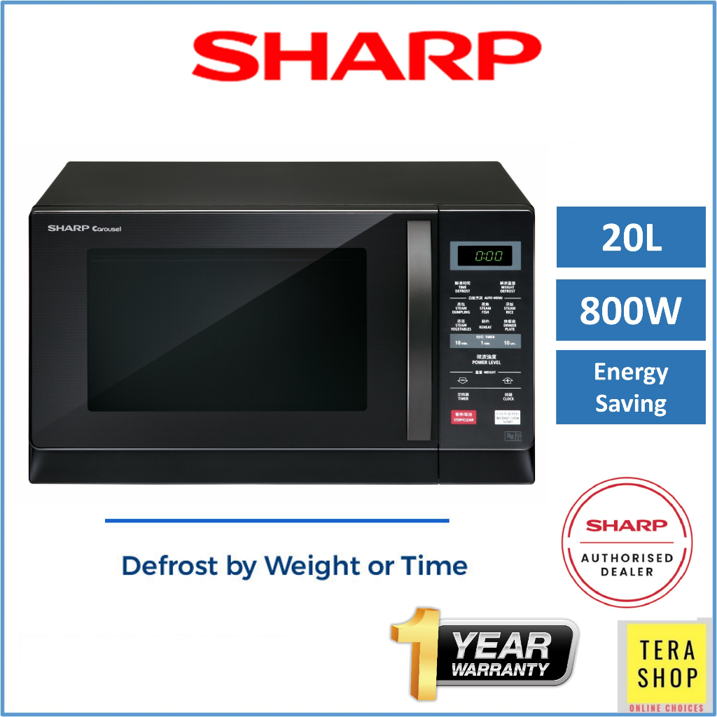 Sharp R219EK R207EK 20L Microwave Oven With Energy Saving Mode