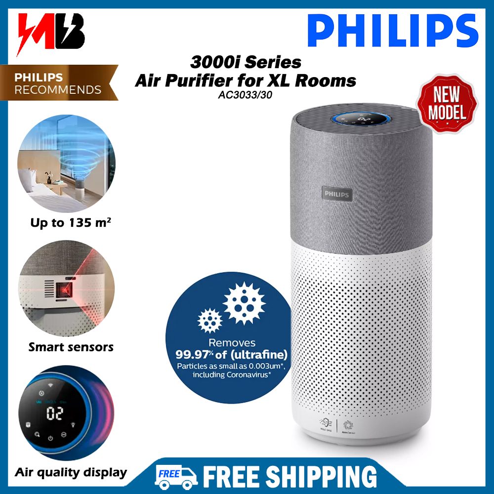 [ FREE SHIPPING ] Philips  Compact Air Purifier 3000i Air Cleaner / Air Purifier AC3033 / AC0650