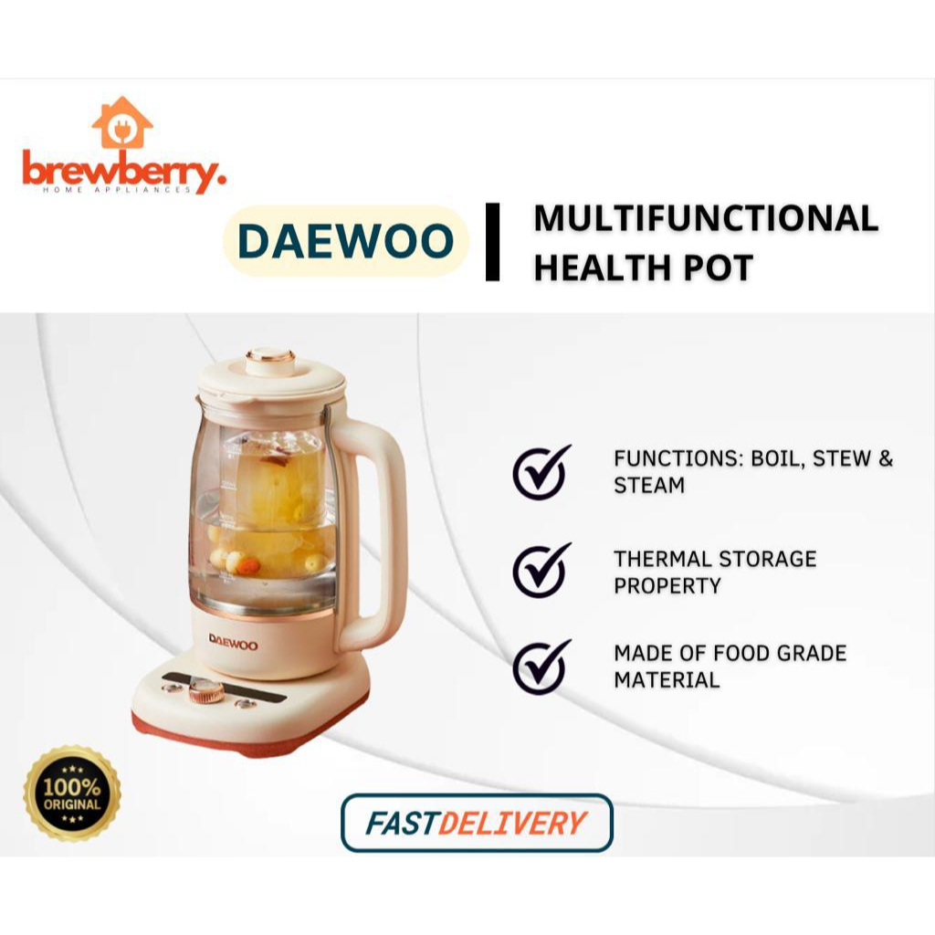 Daewoo YS8A Health pot small multi-functional household tea maker flower teapot kettle bird's nest stew fully automatic