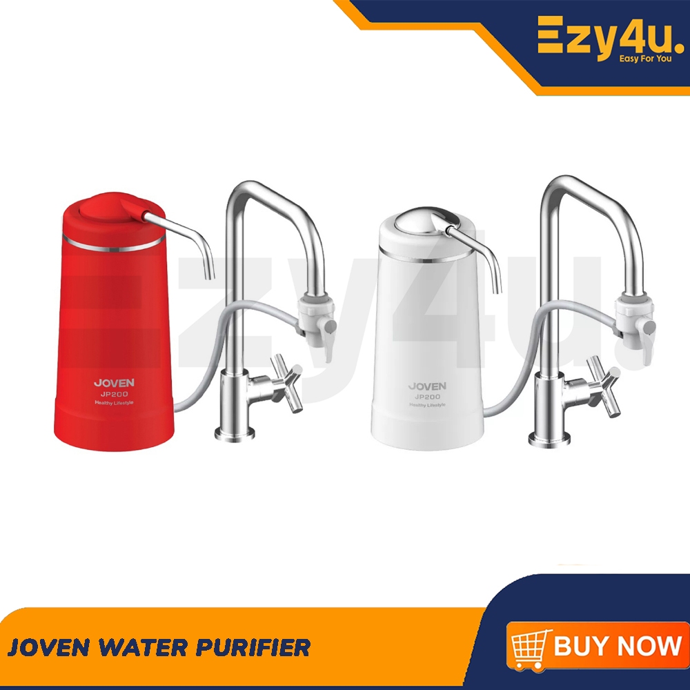 JOVEN JP200 Red | White Water Purifier / Water Filter JP200C Catridge High Efficiency 3-Layer Non-Woven Fabric Filter