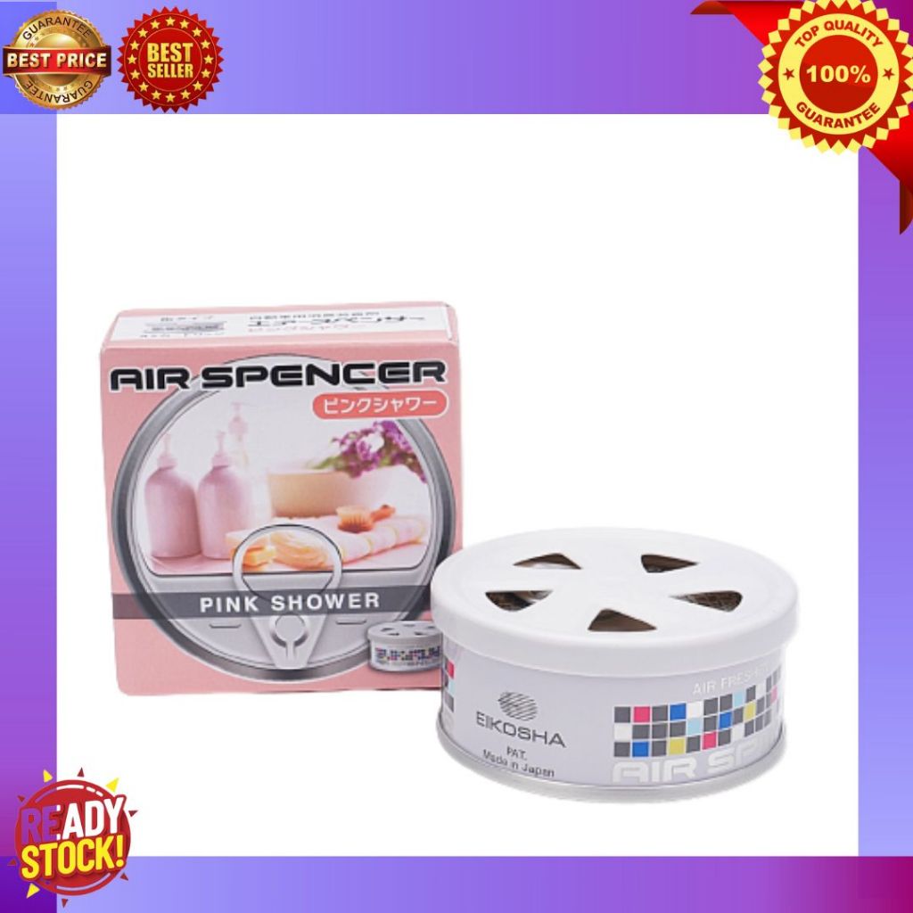 Car perfume air freshener air spencer As Cartridge Made in Japan JDM - A42 Pink Shower pewangi kereta