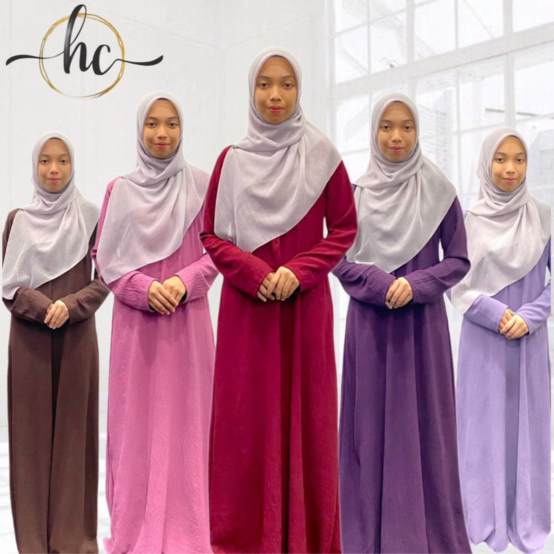 PREMIUM JUBAH ZD Plain Ironless