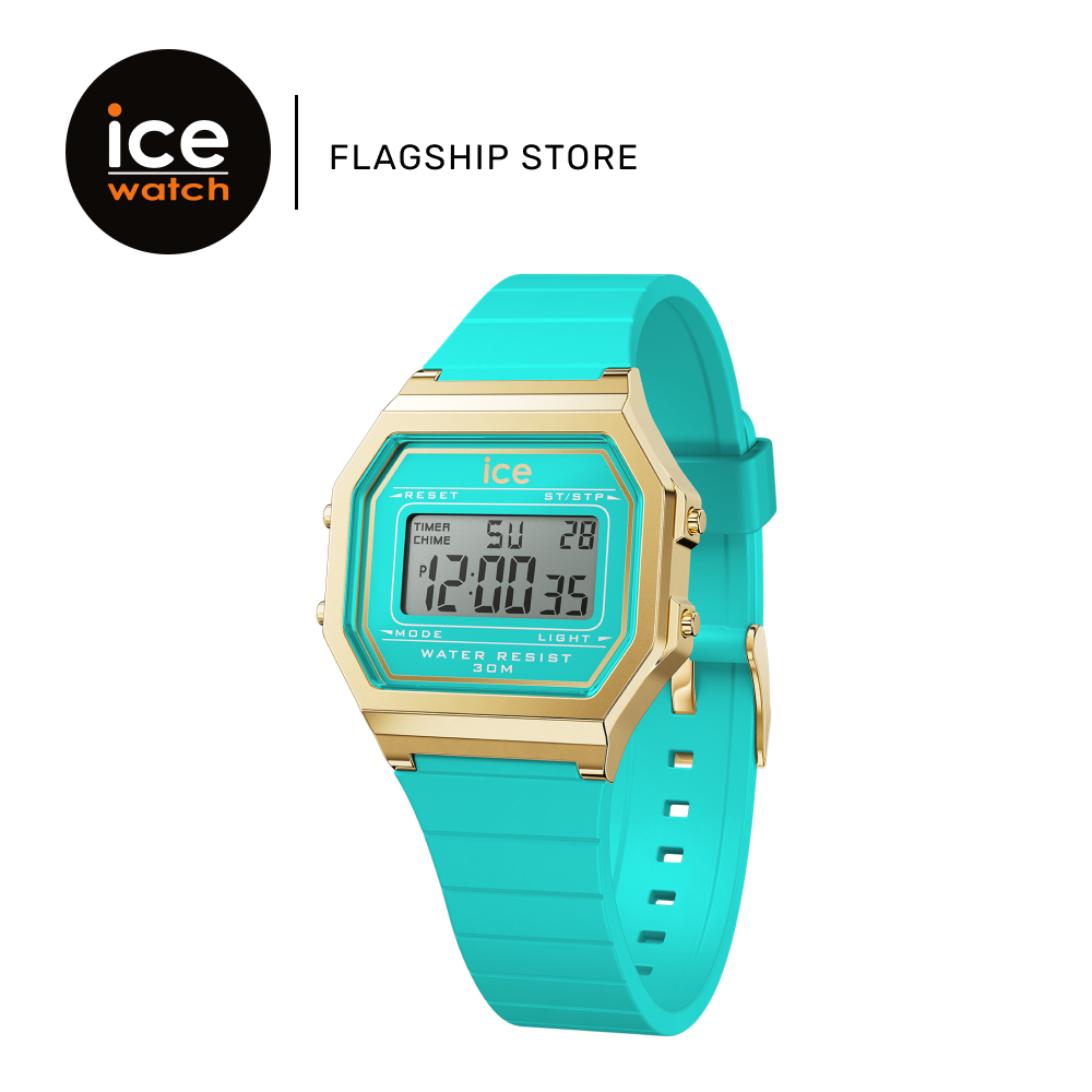 Ice-Watch ICE Digit Retro - Blue Curacao (Small) [022055] | Silicone | Casual