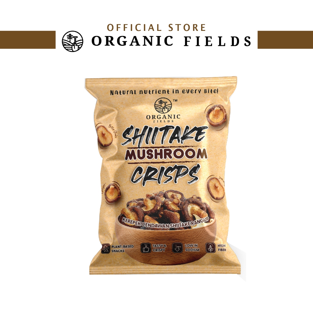ORGANIC FIELDS Shiitake Mushroom Crisps (50g)