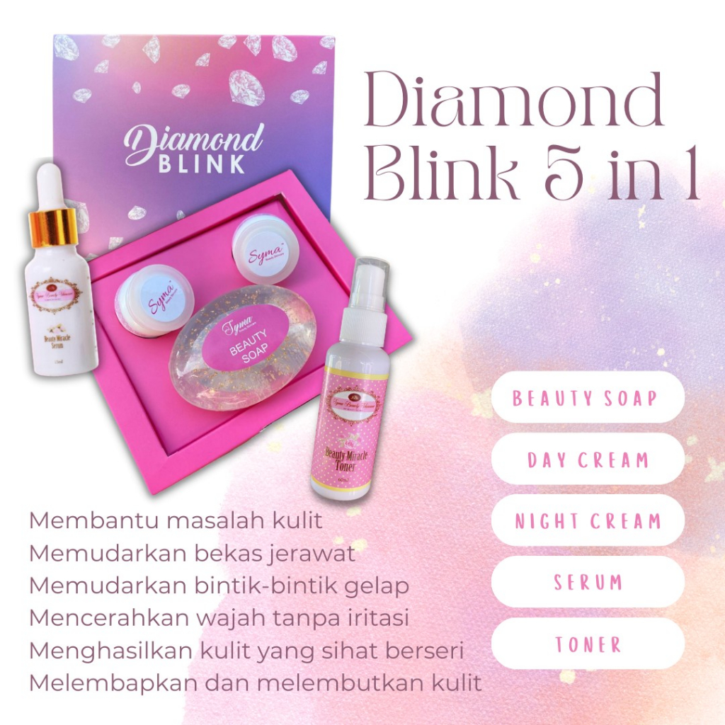 SKINCARE 5 IN 1 DIAMOND BLINK 100% ORIGINAL HQ