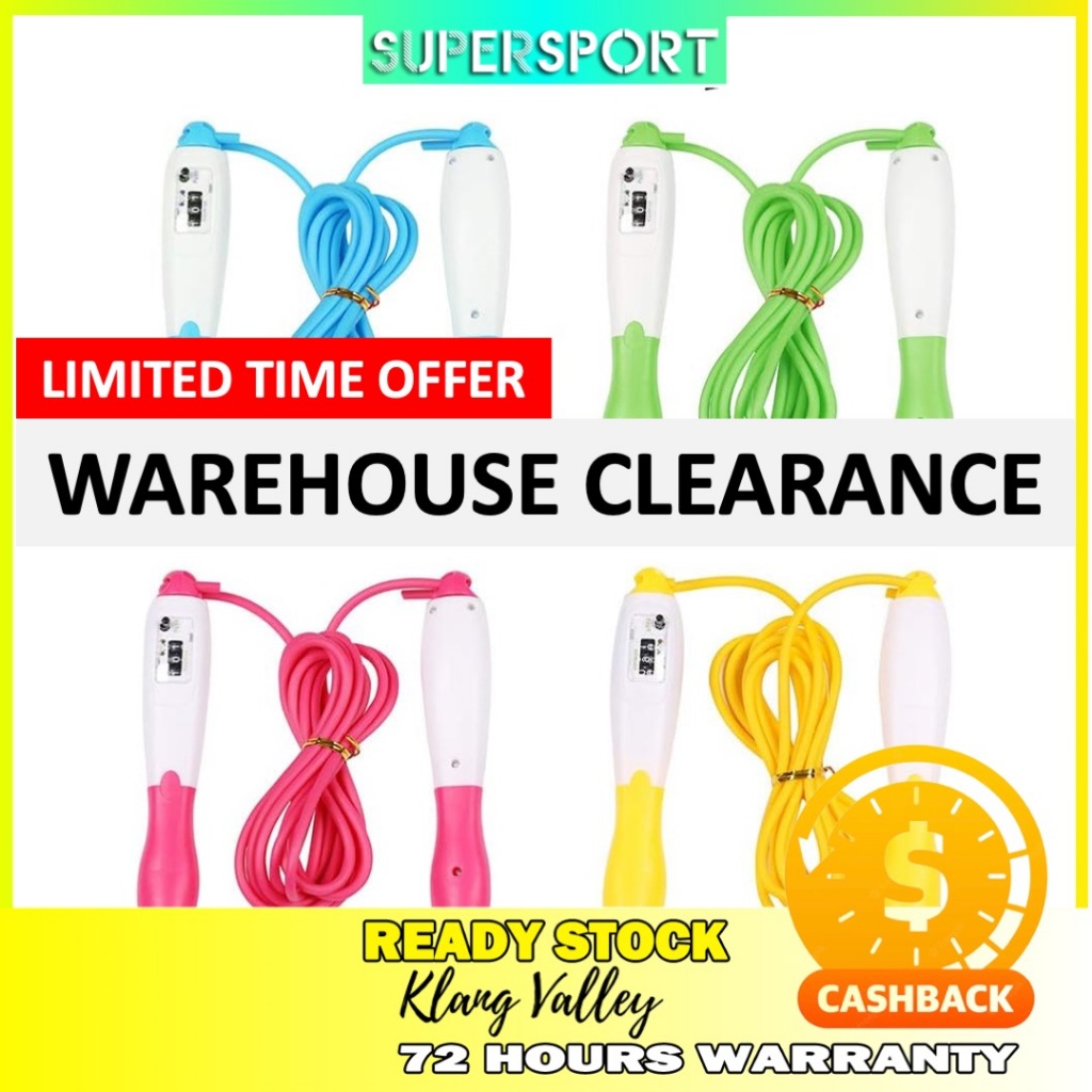 PVC Skipping Rope Fitness Rope Tali Skipping Murah Speed Rope Digital Jump Rope with Counter