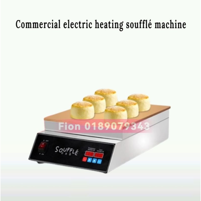 Commercial electric heating soufflé machine waffle maker