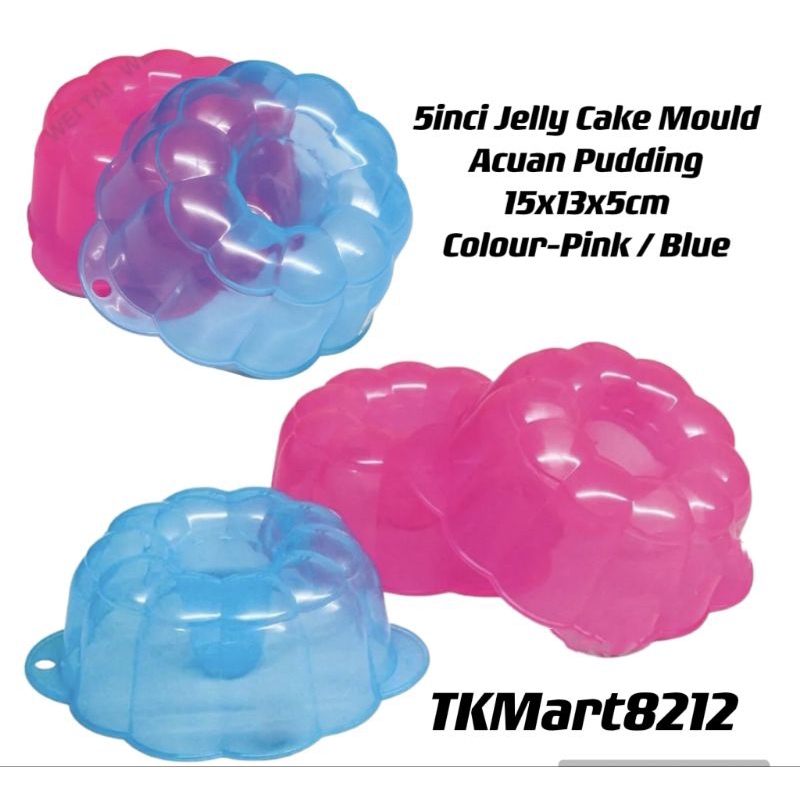 (2pcs/order)5'' Acuan Puding Bunga Cantik / Acuan Kek Kukus / Jelly Mould